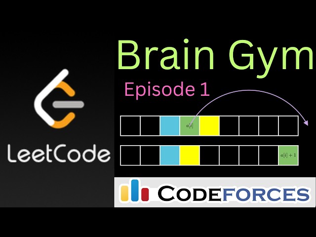 Brain Gym : Improve your thinking skills for Leetcode and Codeforces