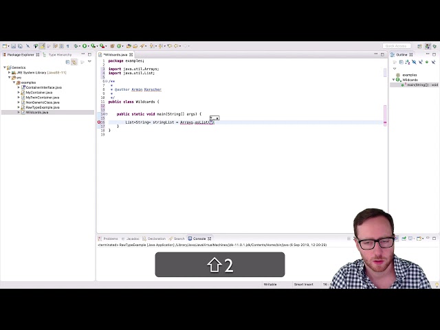 Java - Wildcards am Beispiel erklärt (Generics - Teil 17/19)