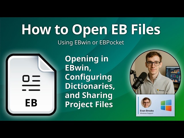 How to Open EB Files (EBwin Project)