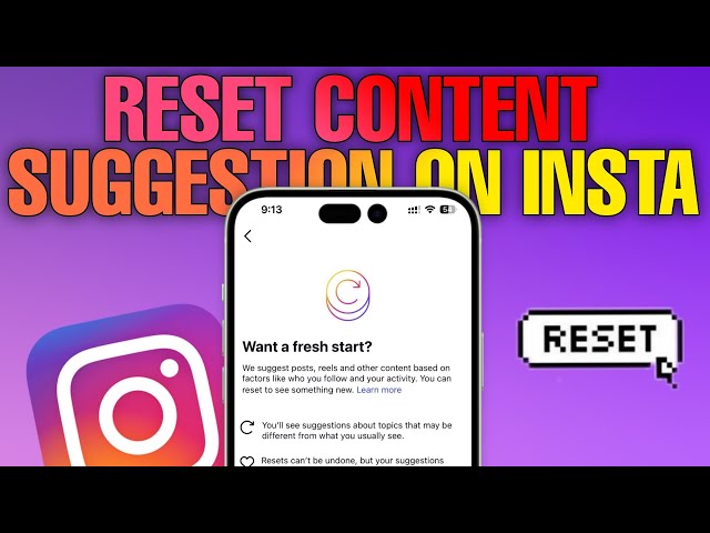 Reset Suggested Content on Instagram || Tech Wash