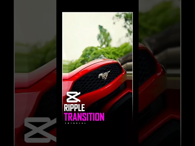 How I Create Ripple Transition Tutorial in Capcut 🤯🔥 #edit #capcut #tutorial