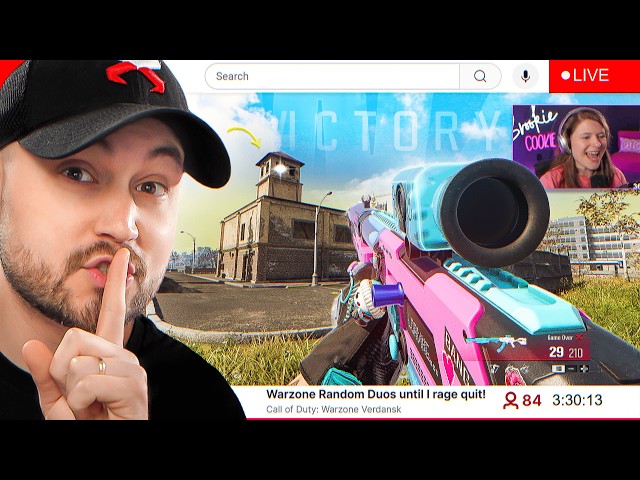 I Stream Sniped My WIFE in Warzone Verdansk!