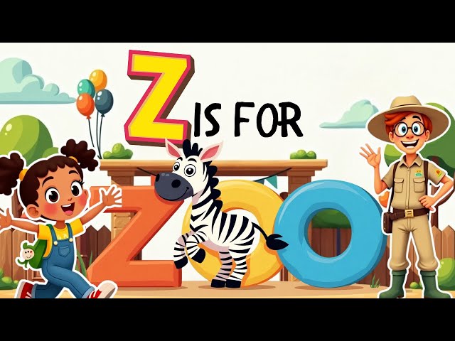 Z is for Zoo!  Fun Learning Video for Preschoolers  | Alphabet Adventures