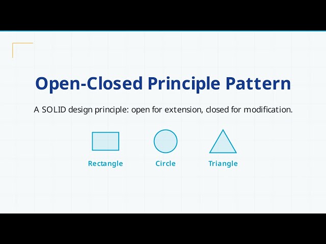 Open-Closed Principle Explained: SOLID Design with the Shape Abstraction