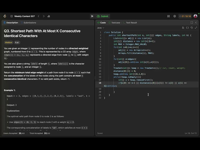 LeetCode Weekly Contest 507 | Screencast | Solution A - C