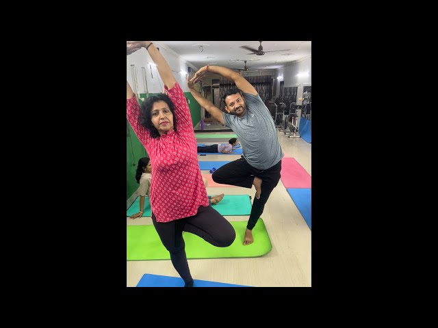 Yoga session with Dr. Sandhya#fatlossworkout #yogainsipiration