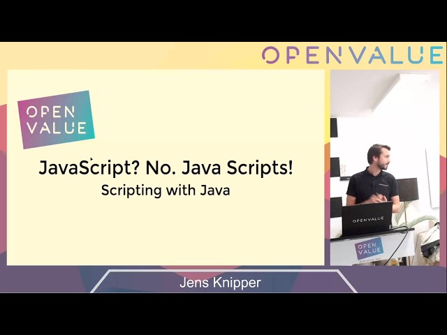 JavaScript? No. Java Scripts! – Scripting with Java by Jens Knipper