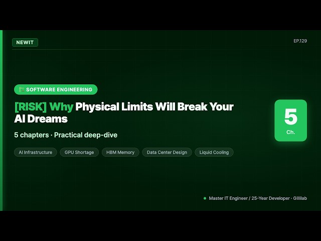 [RISK] Why Physical Limits Will Break Your AI Dreams | #NEWIT