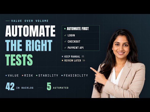 Don't Automate This! The Biggest Mistakes in Test Automation