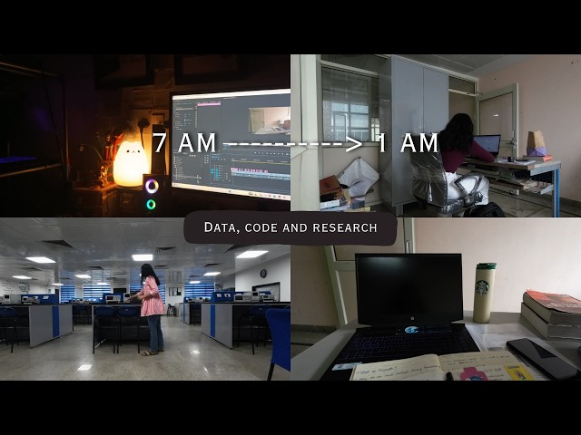 STUDY VLOG: 5 Days of 6 AM Mornings ☀️ Life of a Research Engineer
