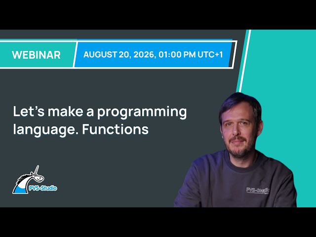 Let's make a programming language. Functions