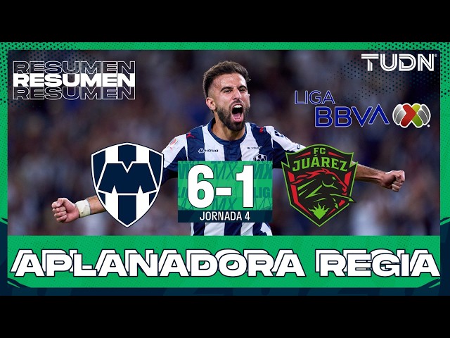 HIGHLIGHTS AND GOALS | Monterrey vs. Juárez | Liga MX - Matchday 4 Apertura 2026 | TUDN