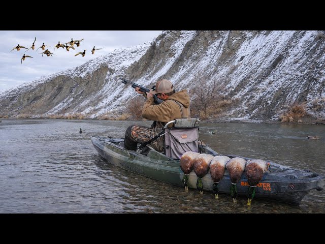 2 Days Public River Kayak Duck Hunting in The Mountains!