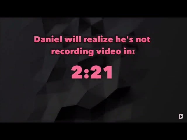 Dan forgets to capture video | Playframe