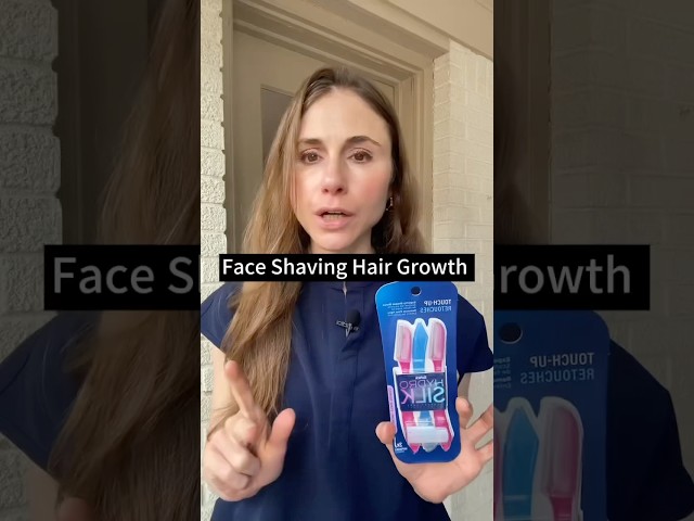 Face Shaving Myth Debunked #dermatologist