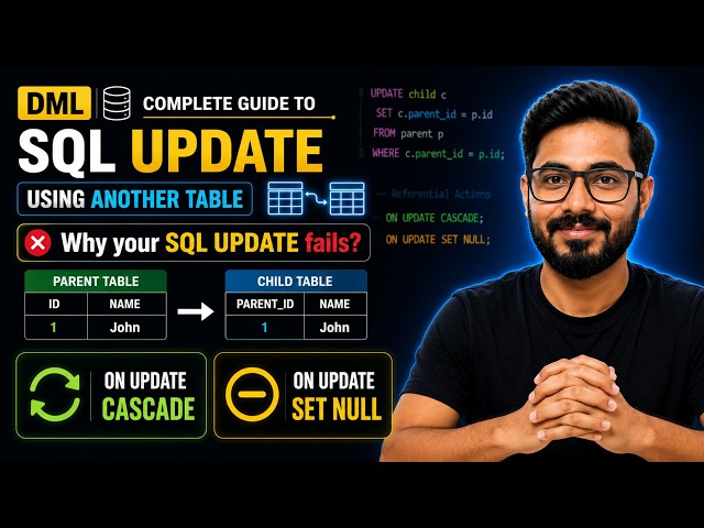 Stop Breaking Your Database: SQL Multi-Table Update | CASCADE & SET NULL Explained | DML Tutorial