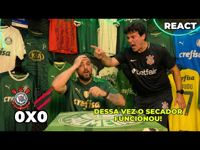 REACT CORINTHIANS 0X0 ATHLETICO PR | EMPATE, MAS COM GOLEADA DE TRETAS | 21ª RODADA BRASILEIRÃO 2026