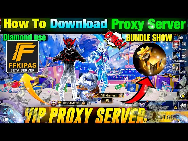 Free Fire FF KIPAS VIP PROXY SERVER 🫪💯🔥 !