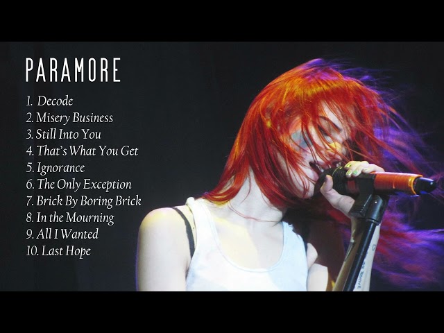 Paramore - The Best (Greatest Hits)