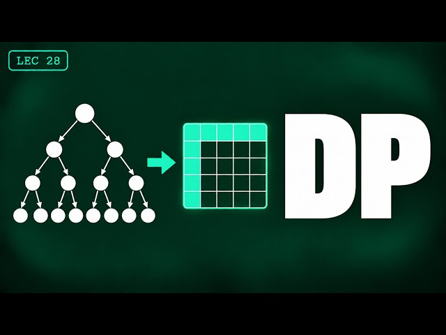 What is Dynamic Programming? | Lec 28