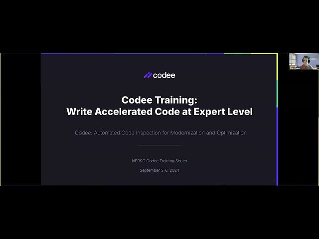 02 - Codee: Automated Code Inspection for Modernization and Optimization