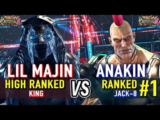 T8 🔥 LIL MAJIN (King) vs ANAKIN (#1 Ranked Jack-8) 🔥 Tekken 8 High Level Gameplay