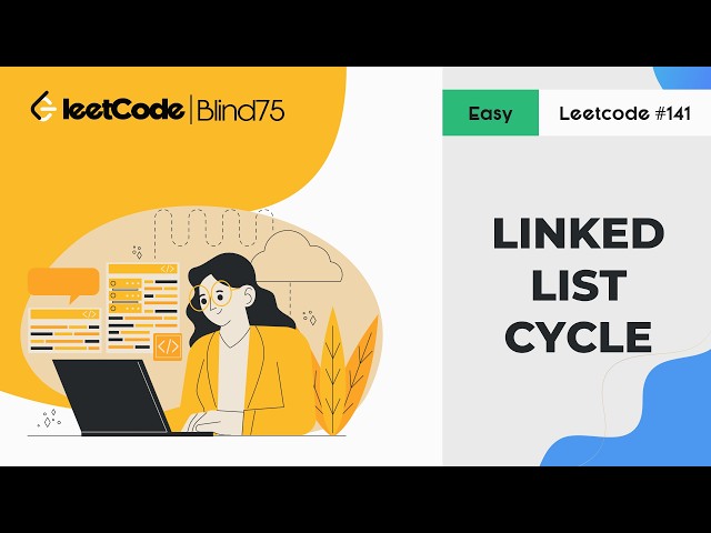 LeetCode 141: Linked List Cycle — Floyd’s Tortoise & Hare Explained Visually (Blind 75)