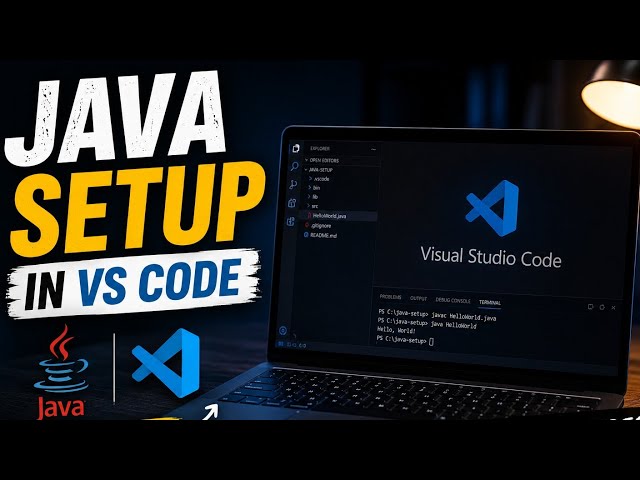 Java Setup in VS Code | Install JDK & Run Your First Java Program (2026)@glitchugc