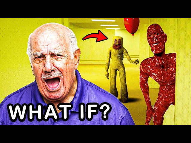 What if an OLD PERSON Enters the BACKROOMS?