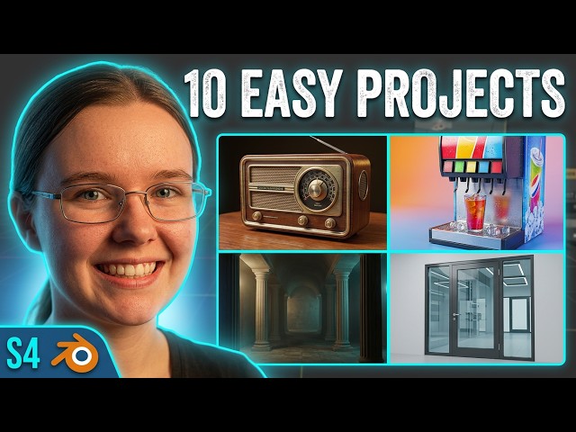 10 Beginner tutorials in Blender. #cgi #3dart #blender3d