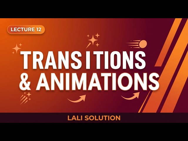 MS PowerPoint Lecture 12 — Transitions & Animations (Entrance, Emphasis, Exit, Triggers) | Complete