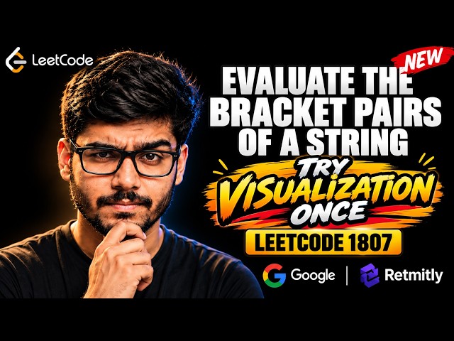 Evaluate the Bracket Pairs of a String | LEETCODE 1807 | Solve In Seconds | Google Most Asked |