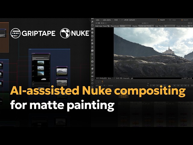 Experimenting with AI-assisted Nuke compositing for matte painting with Griptape | Foundry
