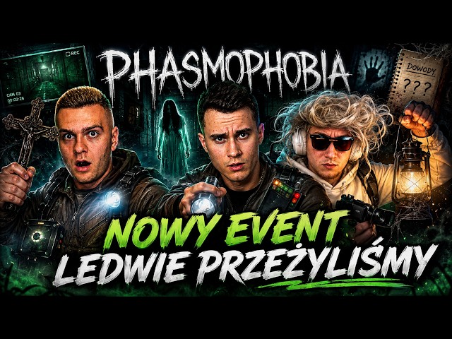 NEW PHASMOPHOBIA EVENT!🤯WE BARELY SURVIVED😭 | PHASMOPHOBIA WITH THE CREW