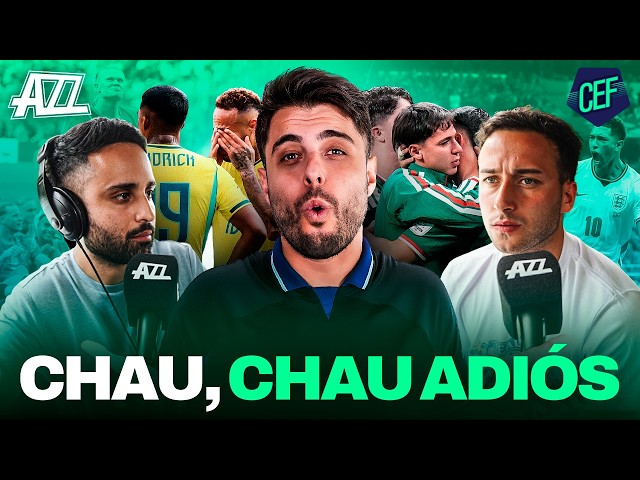 CEF EN VIVO DESDE ATLANTA🔥 SE TERMINÓ EL MUNDIAL PARA MÉXICO Y BRASIL + PREVIA DE ESPAÑA - PORTUGAL