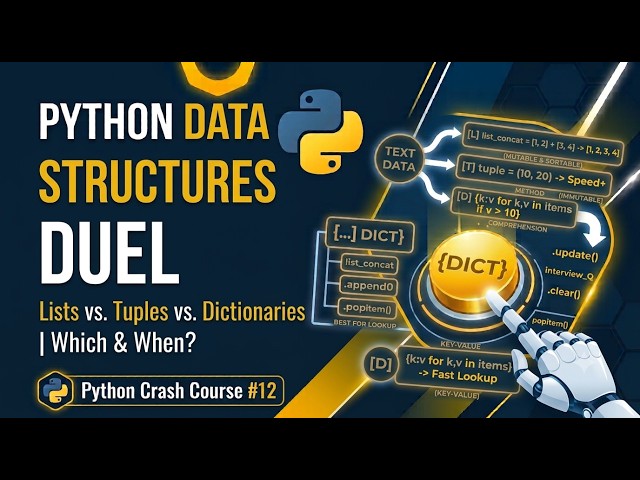 Python Lists vs Tuples vs Dictionaries: When to Use Which? (Part 12)
