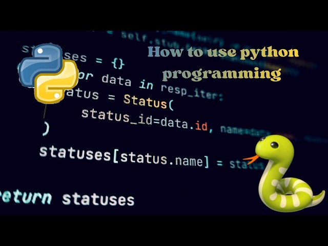🐍💻 How to Use Python for Beginners! | Learn Python Step-by-Step