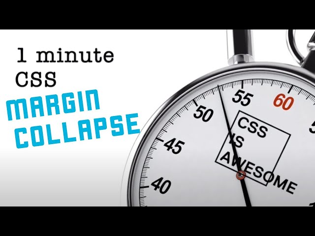 margin collapse | CSS in under a minute