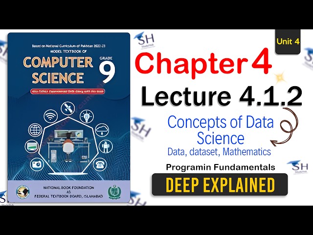 Computer Science Class 9  Unit 4 | Lecture 4.1.2 | NBF Concepts of Data Science - Data and Analysis