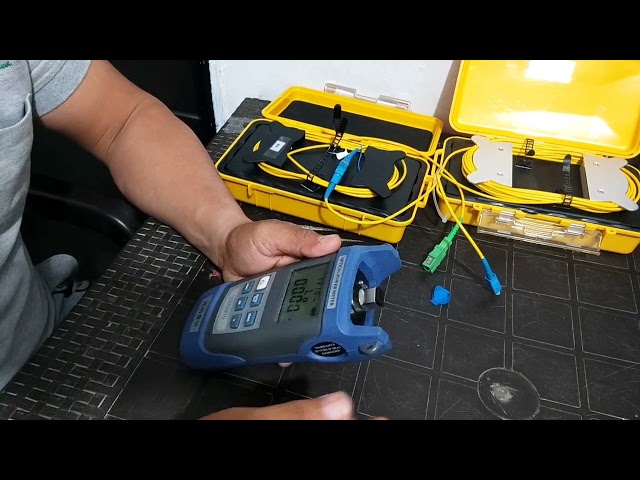 🌍How to use a power meter. Fiber optic.