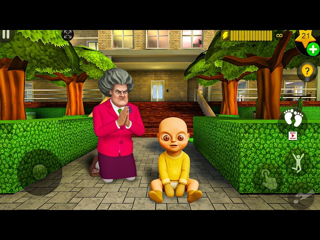 Playing as Baby in Yellow in Scary Teacher 3D | Baby in Yellow Prank Scary Teacher 😱 Game Definition