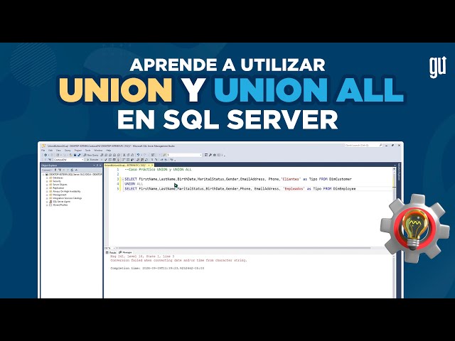 Aprende a Utilizar UNION y UNION ALL en SQL Server