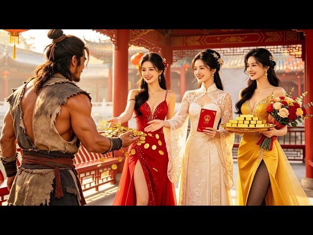 Poor Guy Betrayed By Girlfriend,Has The Ultimate Cashback System. 3beauties Warriors All Want Him!