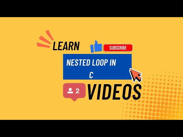 Nested Loops Explained | Nested for Loop in Programming with Examples