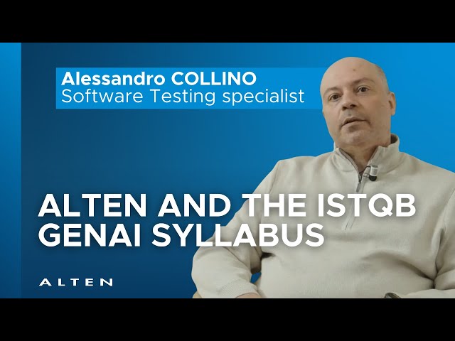 AI testing's next level: Alessandro Collino on ALTEN's role in the new ISTQB GenAI Syllabus