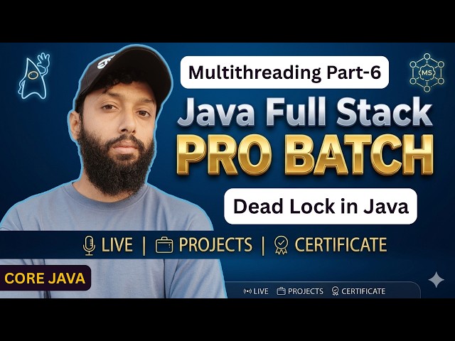 Master Multithreading in Java Part-6🚀 | Dead Lock in Java | CoreJava Day-54