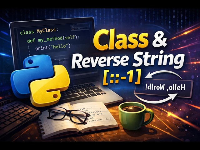 Master Python Classes & Reverse Strings in Minutes! [::-1] Explained Simply