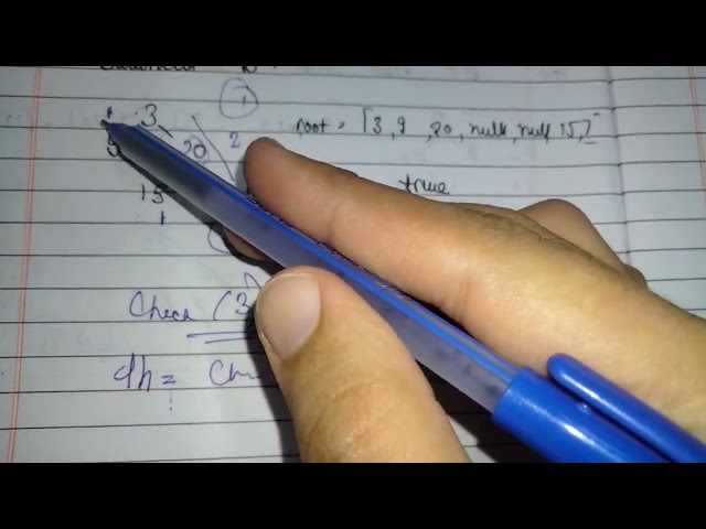 Leetcode 110 balanced binary tree Java