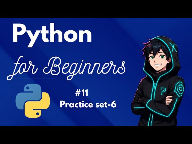 Python Practice Set 6 Solved 🔥 | Chapter-Wise Questions | Absolute Beginners | Code With Gamerz