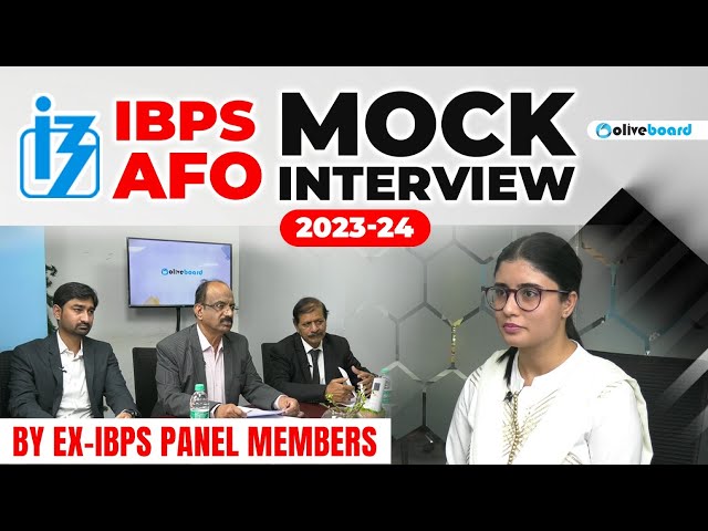 IBPS SO AFO Mock Interview 2023-24 | IBPS SO AFO Interview Questions & Answer | IBPS AFO Interview
